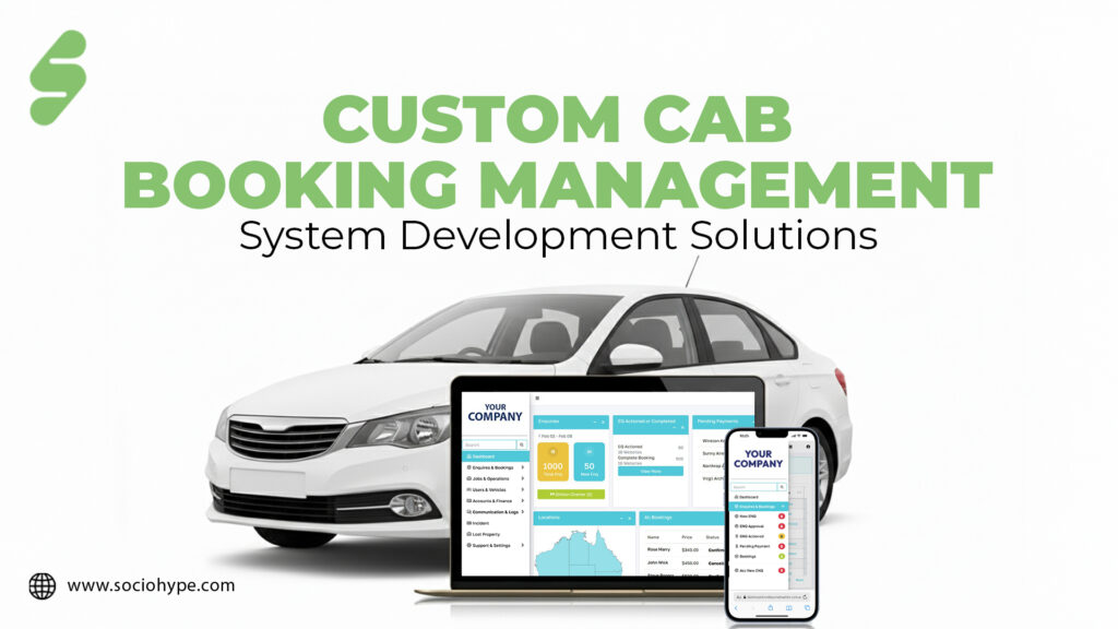 Custom Cab Booking Management System Development Solutions